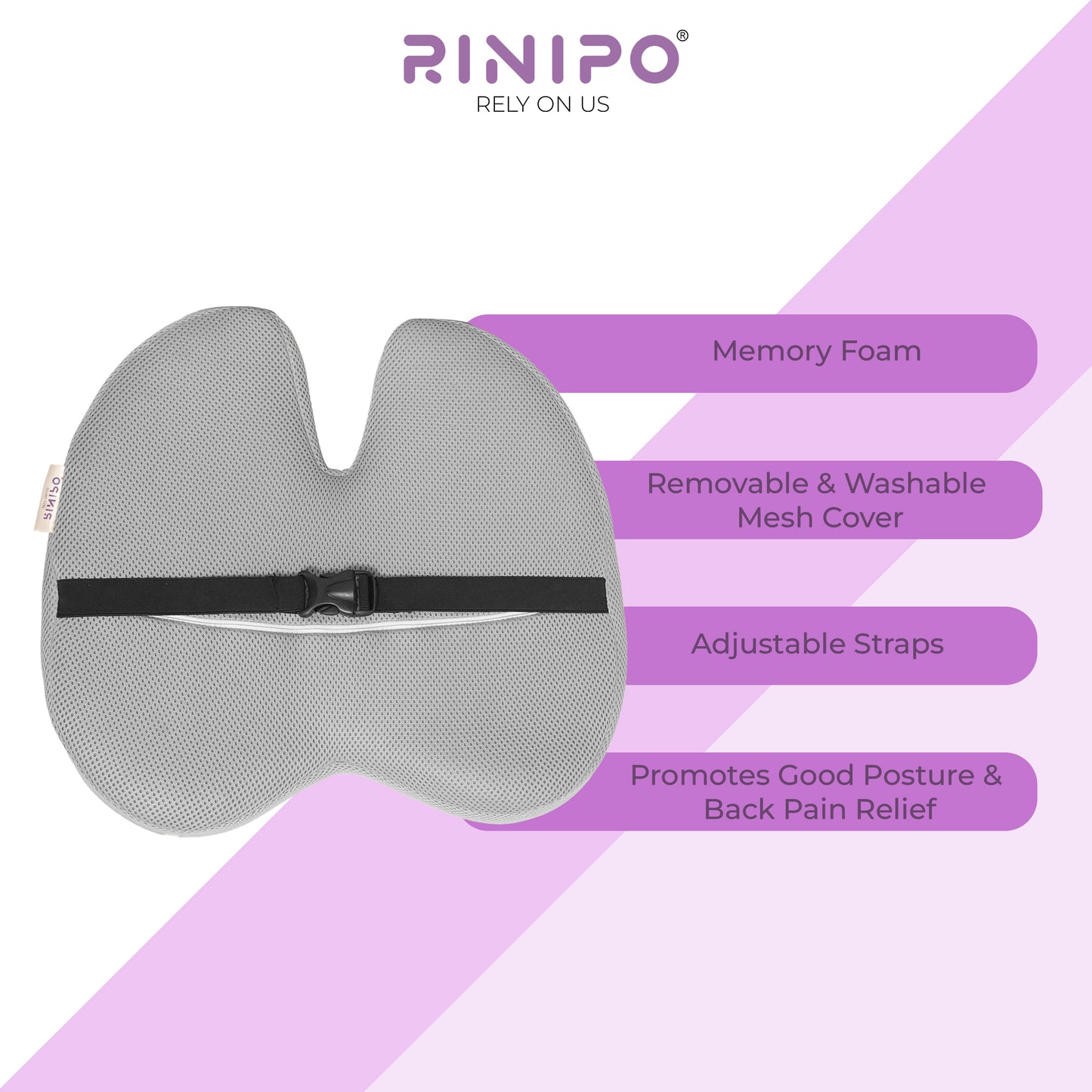 Dual Wing Back Support Pillow