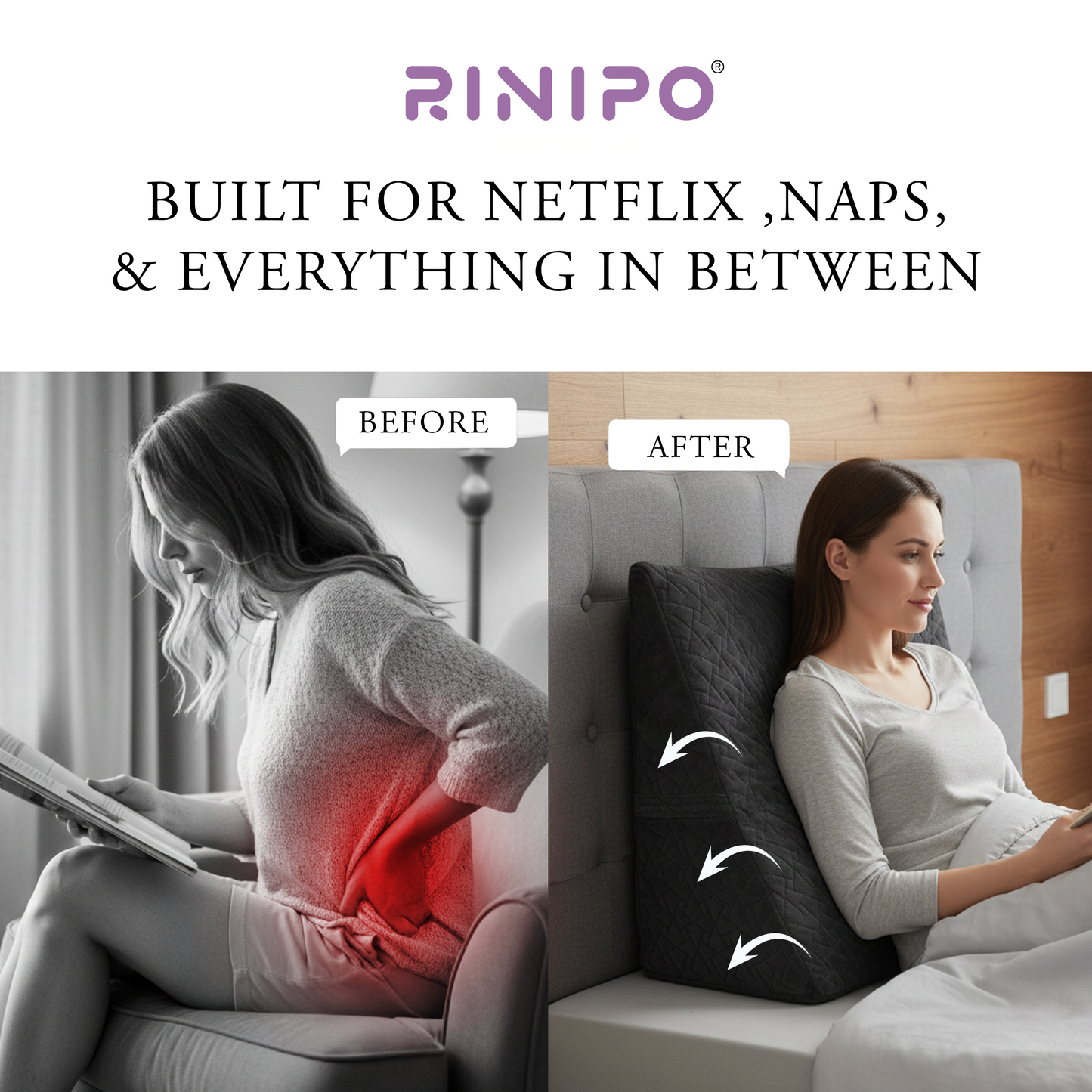 Rinipo Wedge Dual Foam Cushion