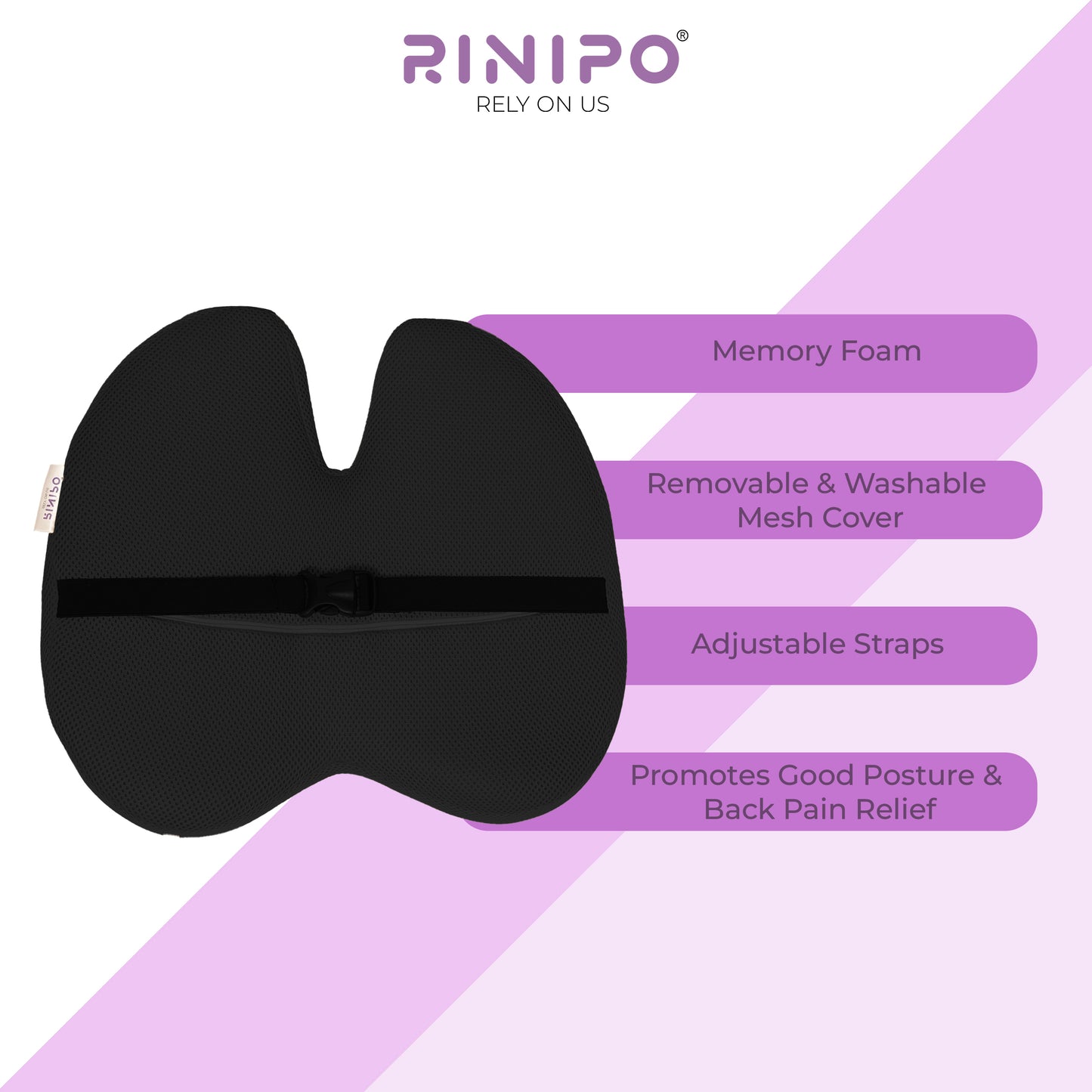 Dual Wing Back Support Pillow