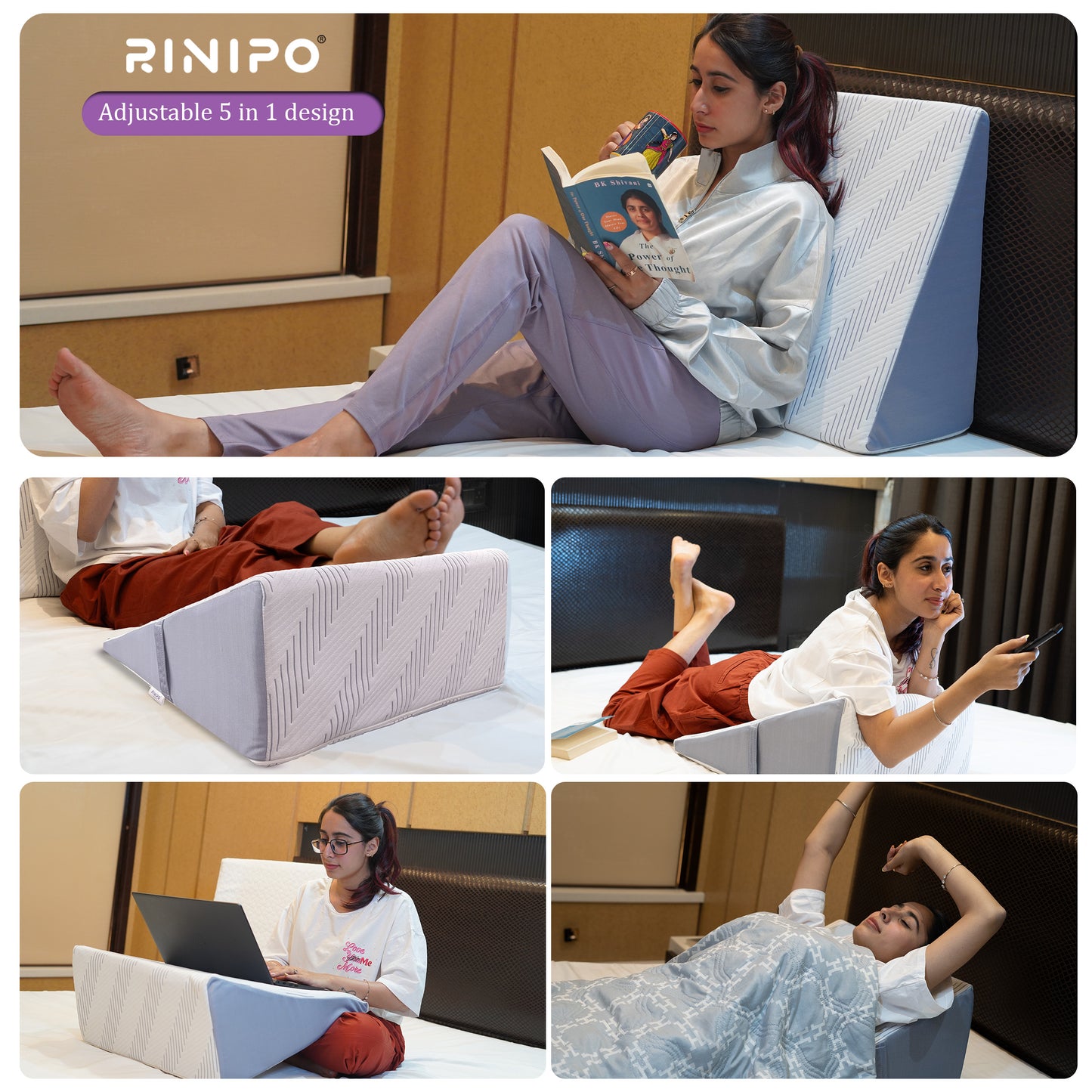 Rinipo Wedge Dual Foam Cushion