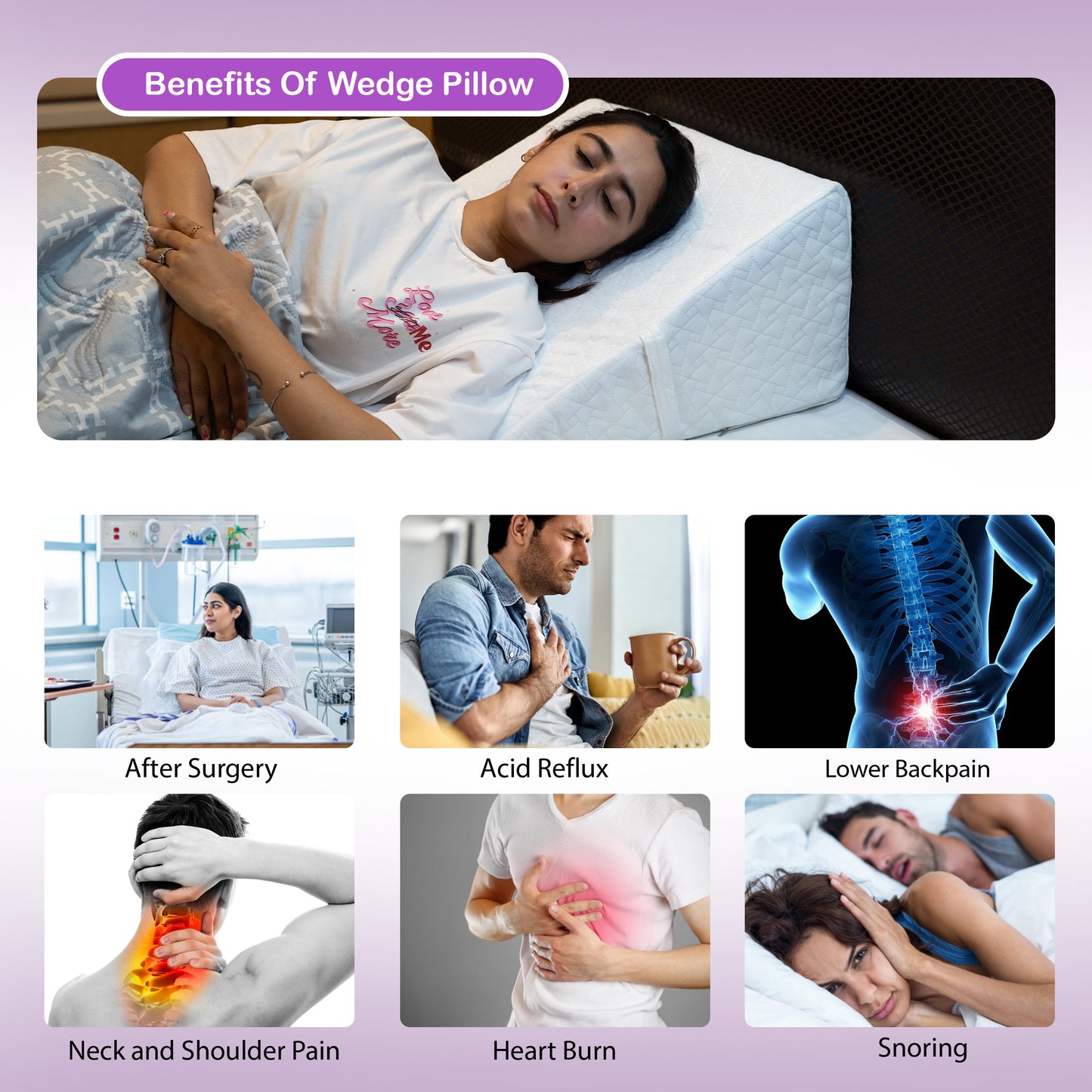 Rinipo Wedge Dual Foam Cushion