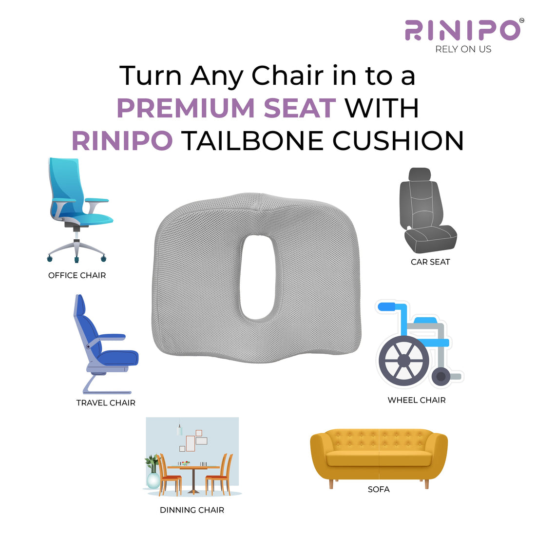 Tailbone Pain Relief: The Reason Coccyx Donut Pillows Are Doctor Recommended