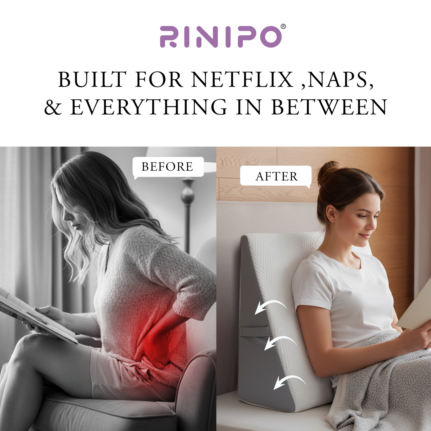 Rinipo Wedge Dual Foam Cushion