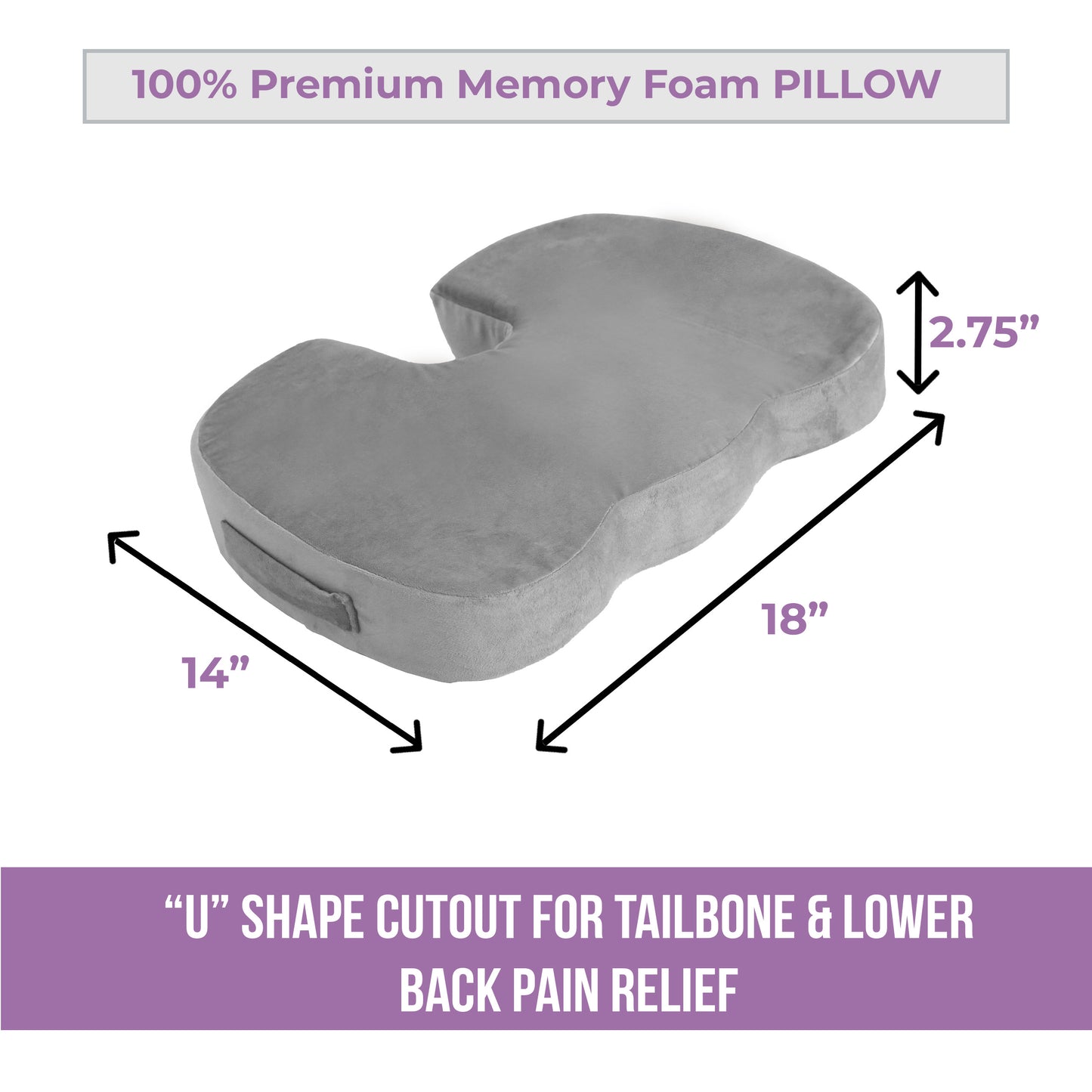 Seat Cushion for Back Support
