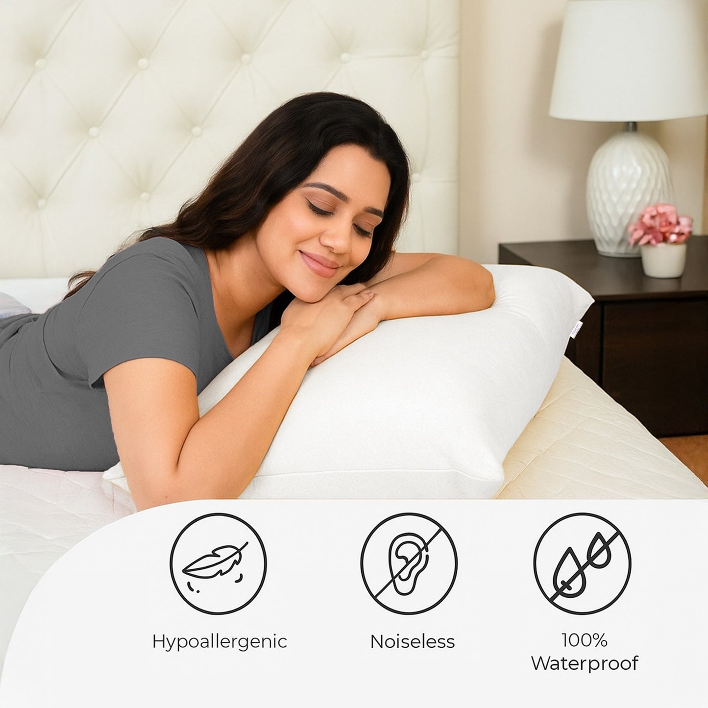 Waterproof Pillow Protector Cover